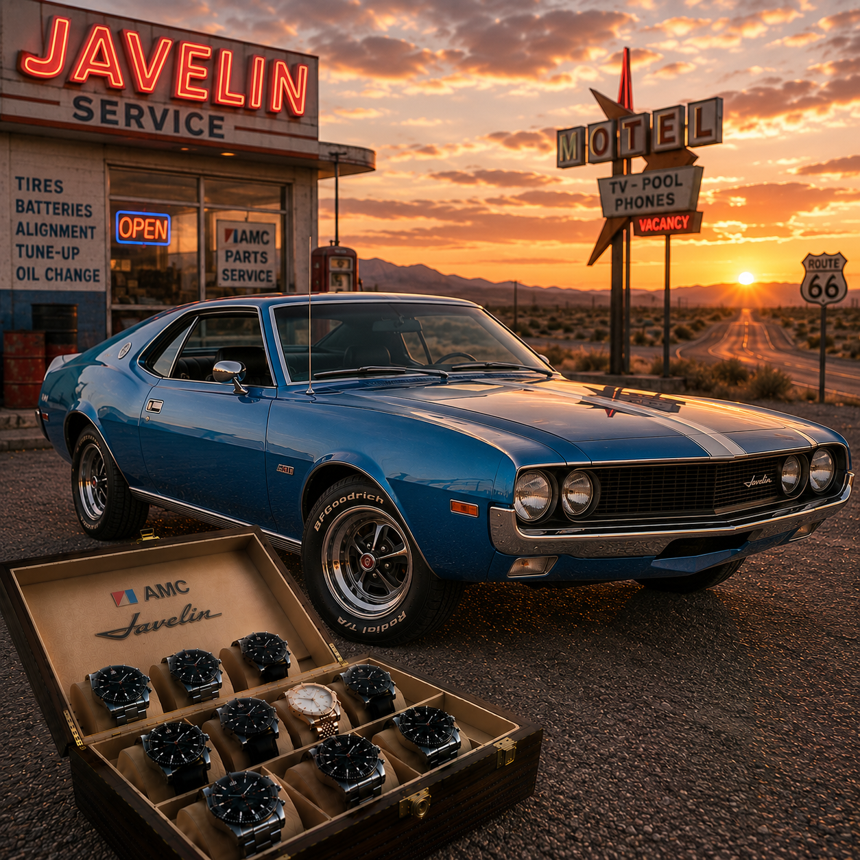 Luxury wacthes for AMC Javelin
