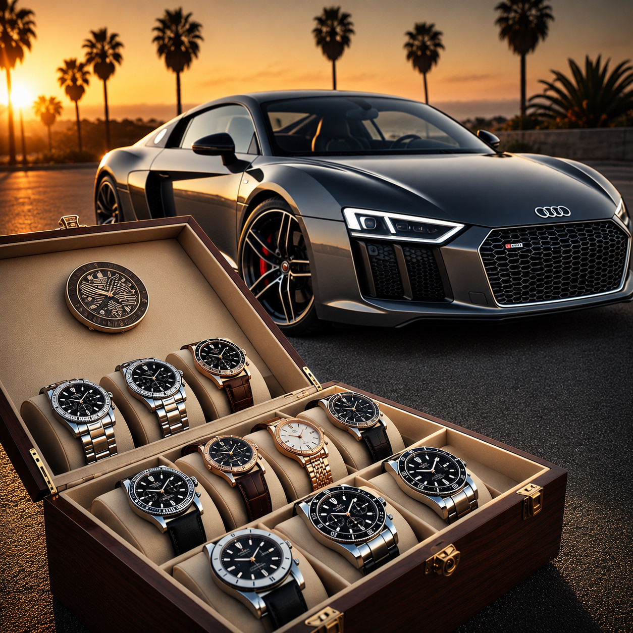 Luxury wacthes for Audi R8