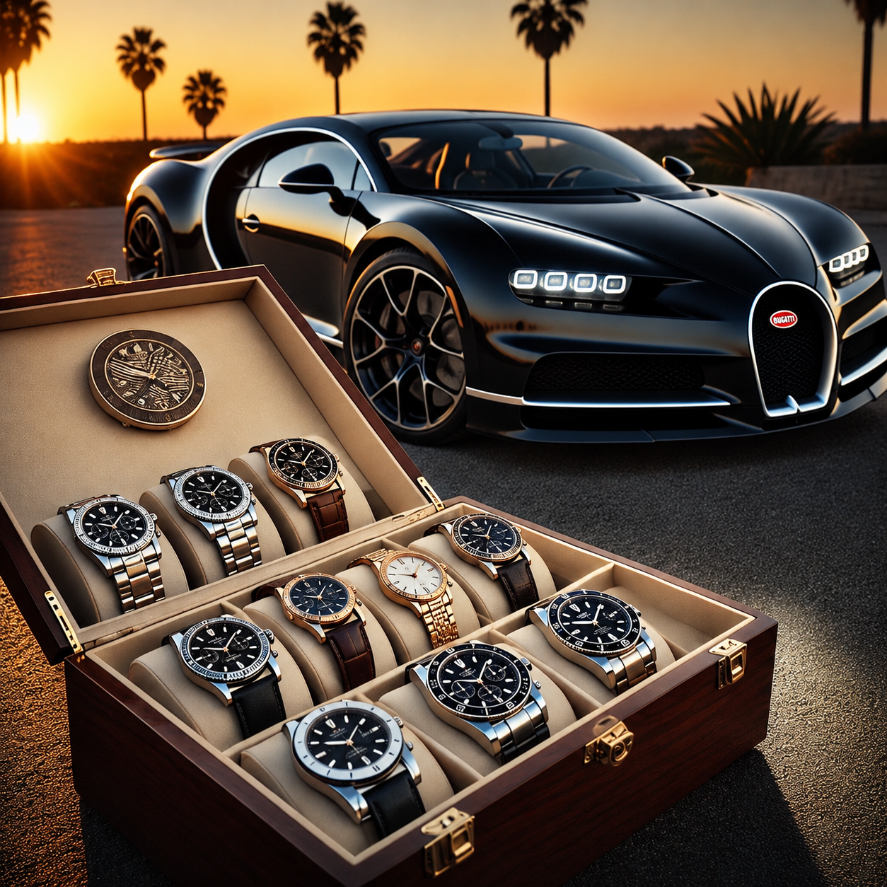 Luxury wacthes for Bugatti Chiron