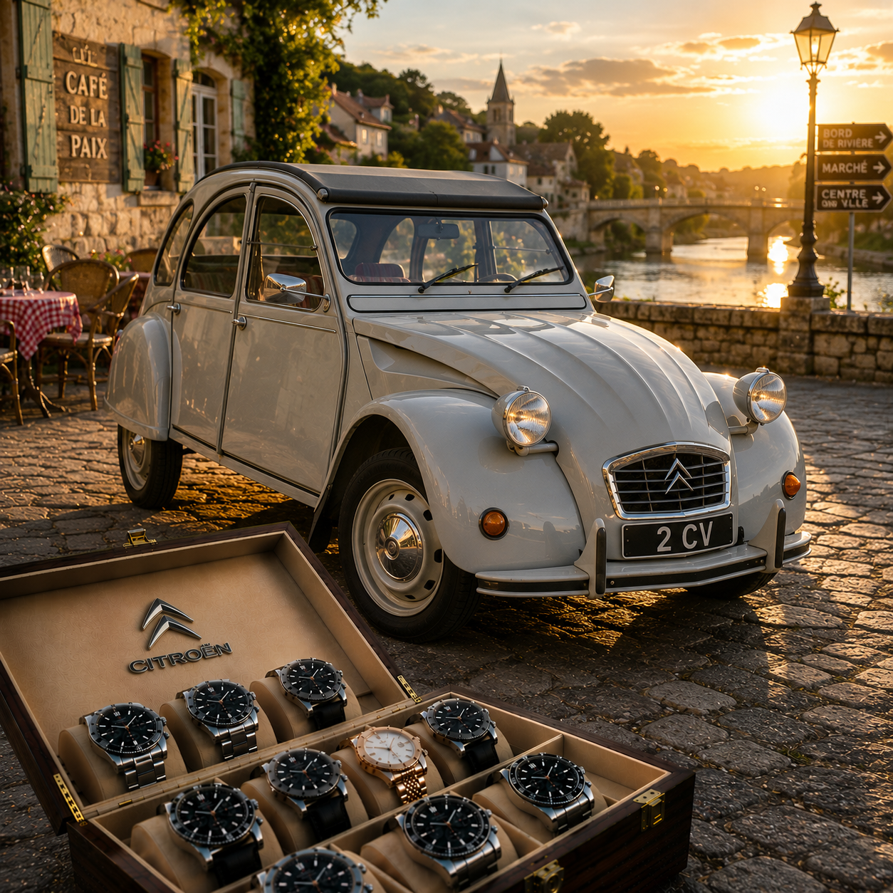 Luxury wacthes for Citroen 2CV
