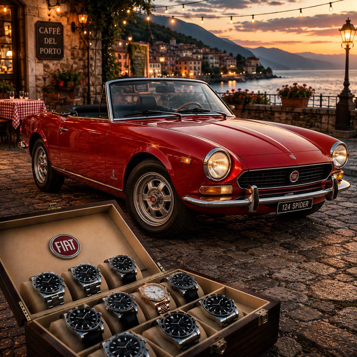 Luxury wacthes for Fiat 124 Spider