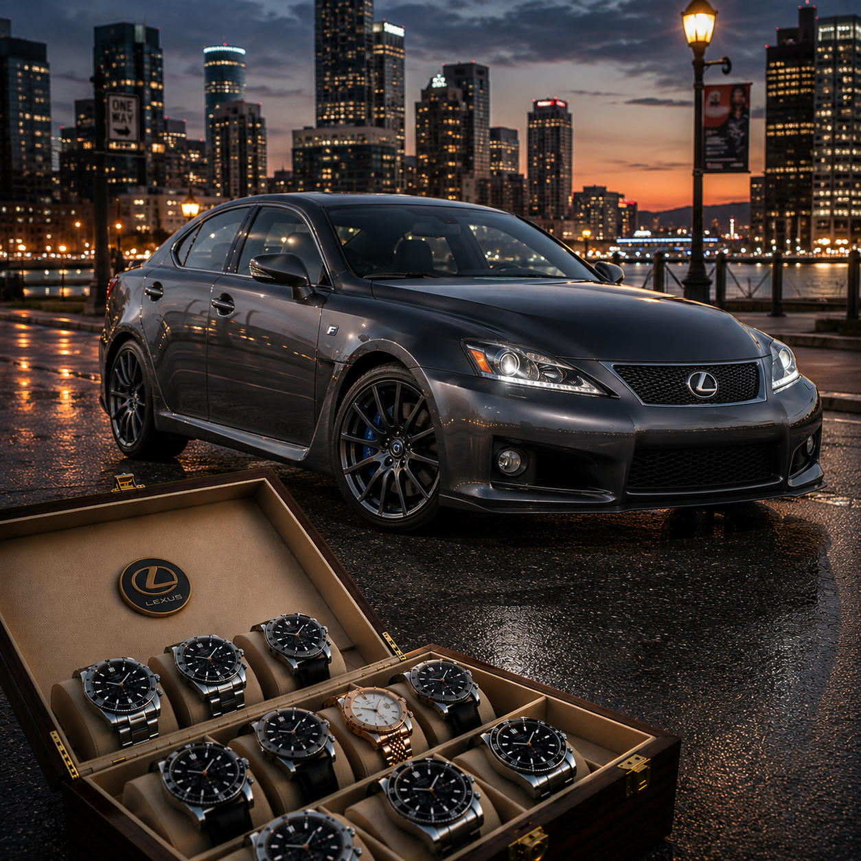 Luxury wacthes for Lexus IS F