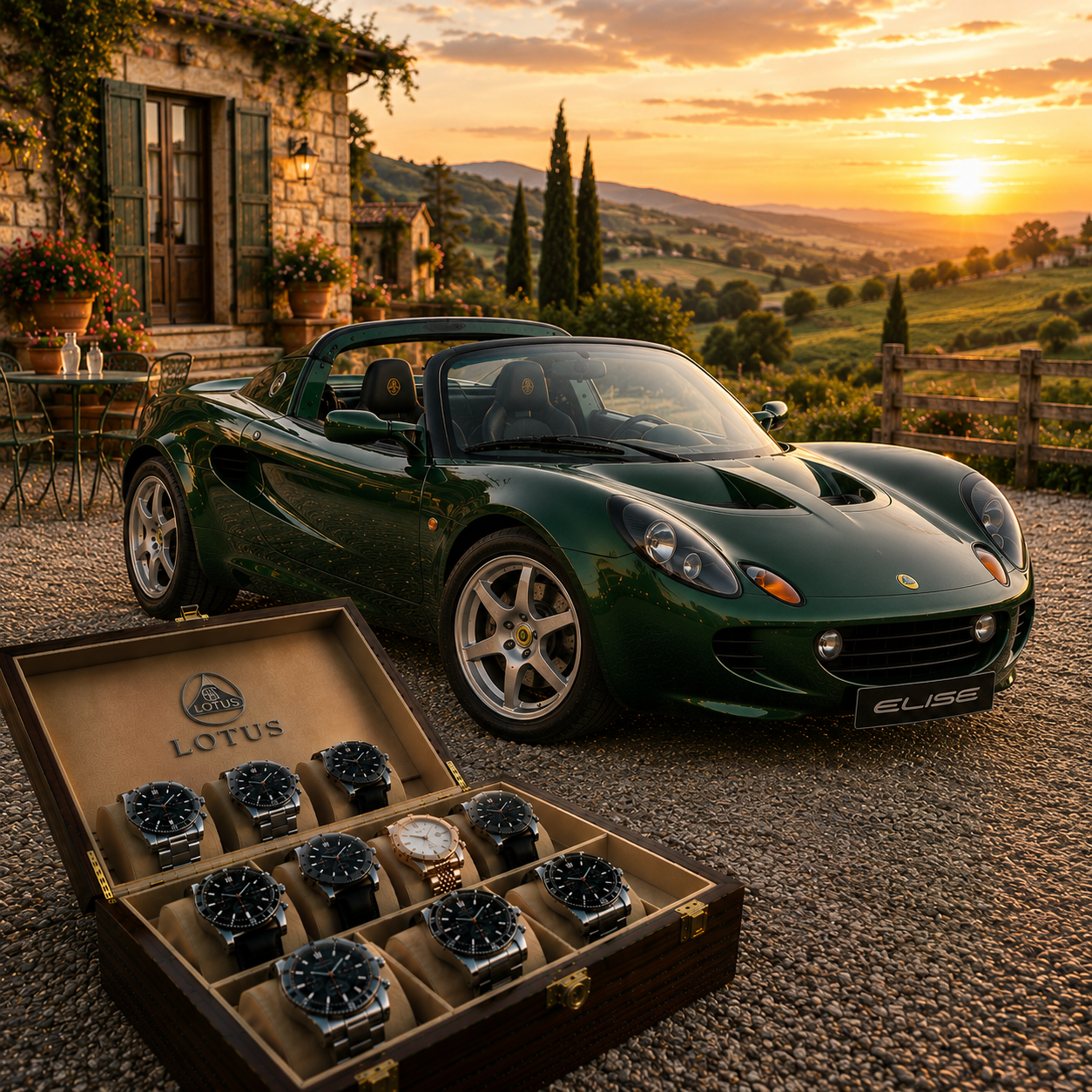 Luxury wacthes for Lotus Elise