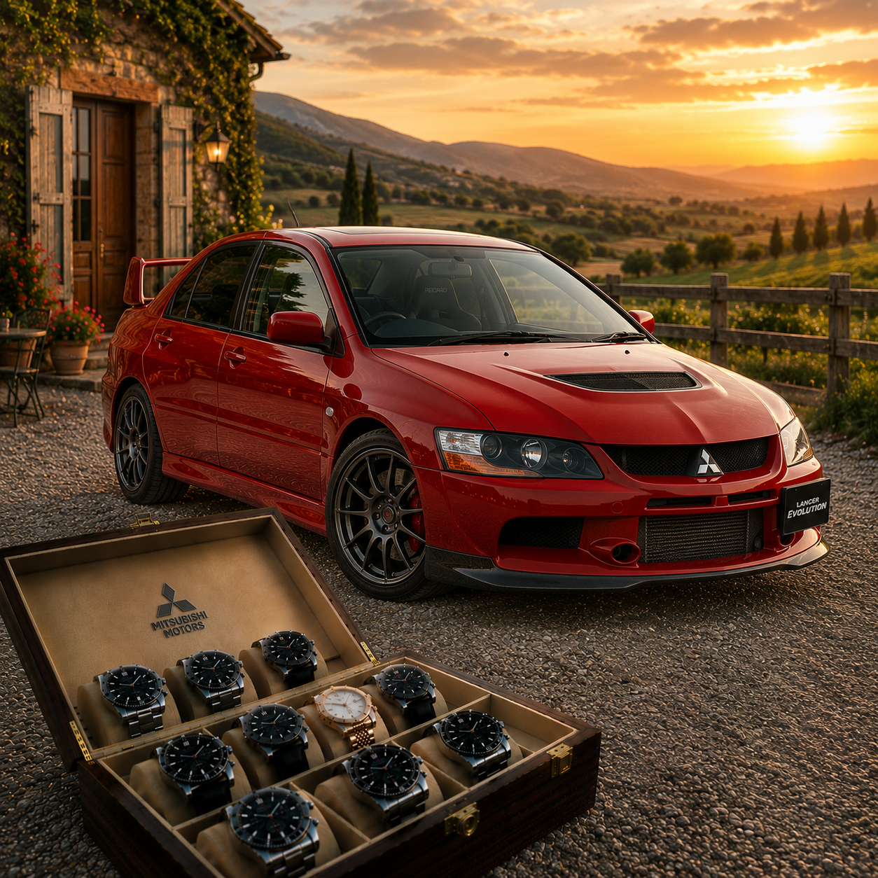 Luxury wacthes for Mitsubishi Lancer Evolution
