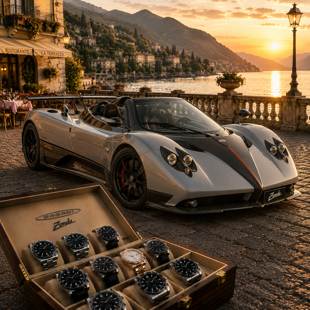 Luxury wacthes for Pagani Zonda