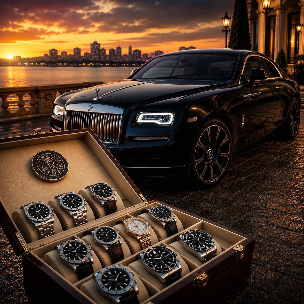 Luxury wacthes for Rolls-Royce Wraith