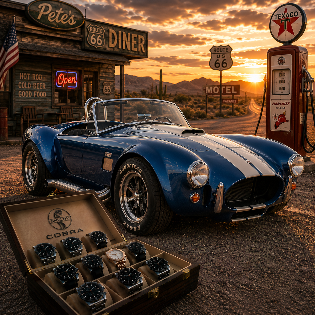 Luxury wacthes for Shelby Cobra