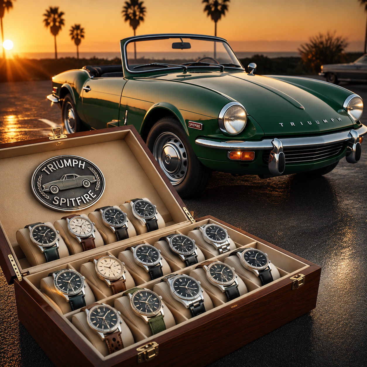 Triumph Spitfire luxury watch pairing guide