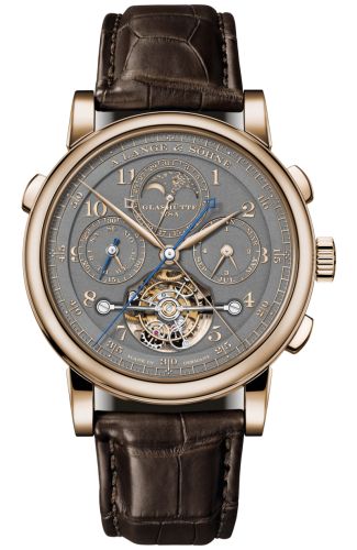 1815 Tourbograph Perpetual Honey Gold Homage to F.A. Lange