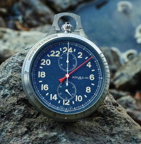 Montblanc - 1858 Monopusher Chronograph Pocket Watch Titanium 