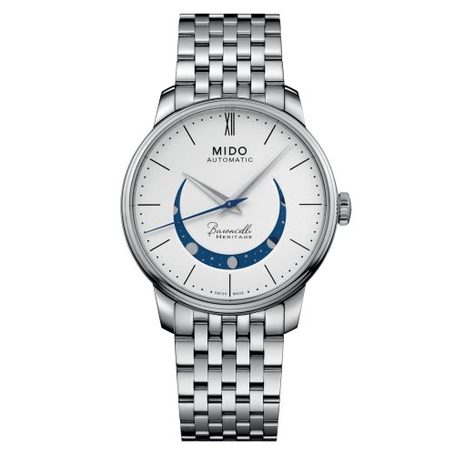 Mido - Baroncelli Heritage Smiling Moon 39 Stainless Steel 