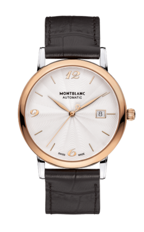 Montblanc - Classique Date Automatic 39mm Two Tone Guilloche