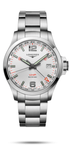 Longines - Conquest V.H.P. GMT 43 Stainless Steel 