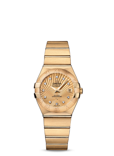 Constellation Co-Axial 27 Brushed Yellow Gold 