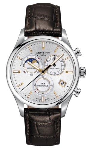 Certina - DS-8 Chronograph Moon Phase Stainless Steel 