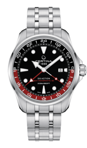 Certina - DS Action GMT Powermatic 80 Stainless Steel 