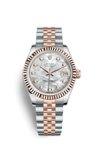 Datejust 31 Rolesor Everose Fluted 