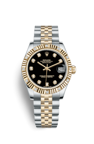 Datejust 31 Rolesor Yellow Fluted Diamond 