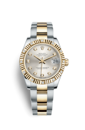 Datejust 31 Rolesor Yellow Fluted Diamond 