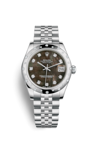 Datejust 31 Stainless Steel Domed Diamond 