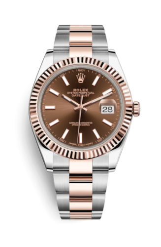 Datejust 41 Rolesor Everose Fluted 