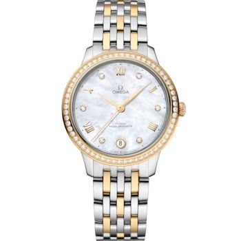 De Ville Master Chronometer 34 Stainless Steel - Yellow Gold - Diamond 