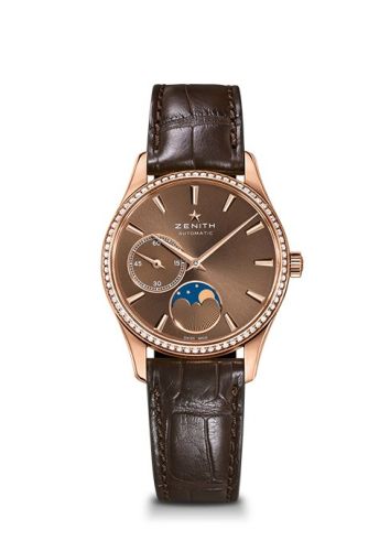 Elite Ultra Thin Lady Moonphase Rose Gold 
