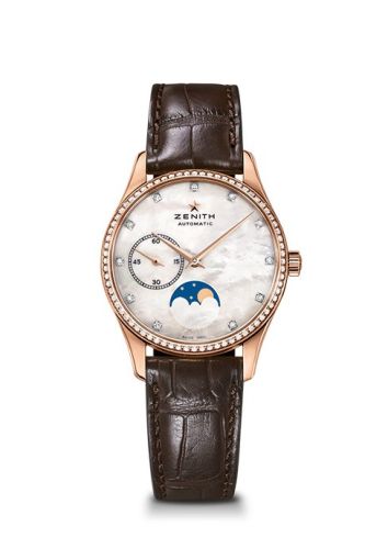 Elite Ultra Thin Lady Moonphase Rose Gold 