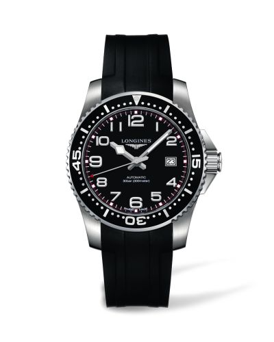 Hydroconquest Automatic 41 Black Rubber
