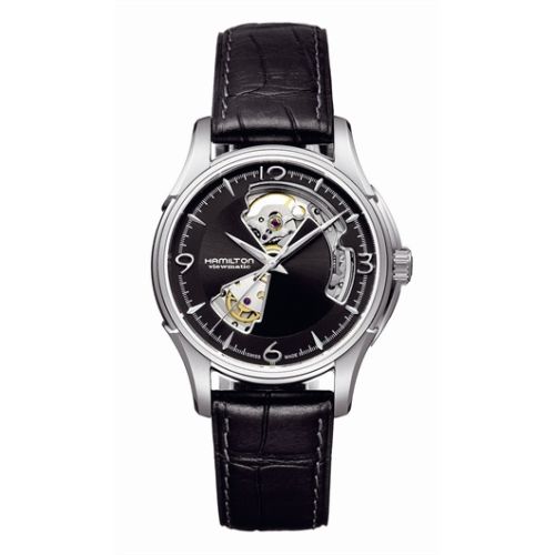 Jazzmaster Open Heart 40mm Black Dial