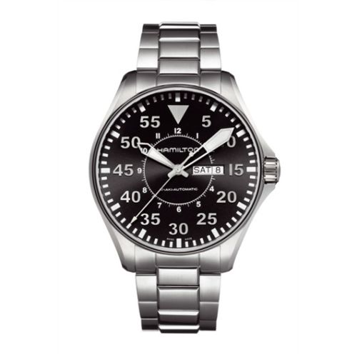 Hamilton - Khaki Aviation Pilot Day Date 46 Stainless Steel 