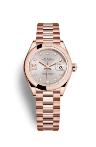 Lady-Datejust 28 Everose Domed 