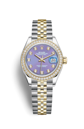 Lady-Datejust 28 Rolesor Yellow Diamond 