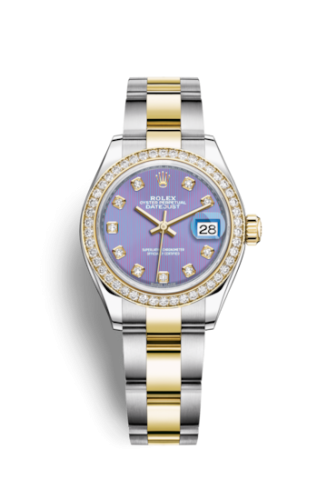 Lady-Datejust 28 Rolesor Yellow Diamond 