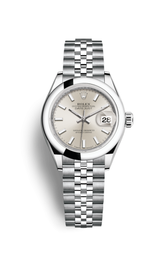 Lady-Datejust 28 Stainless Steel Domed 