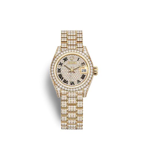  - Rolex - Lady-Datejust 28 Yellow Gold 