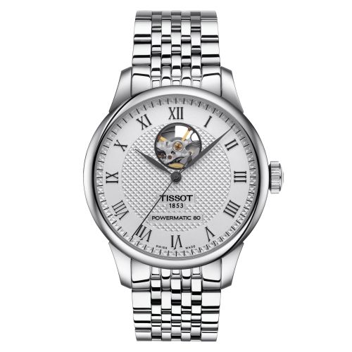 Le Locle Powermatic 80 Open Heart Stainless Steel 