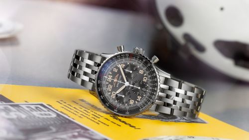 Breitling - Navitimer B02 Chronograph 41 Cosmonaute Stainless Steel - Platinum 