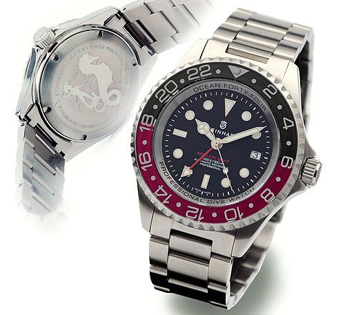 Ocean 44 GMT Black - Red