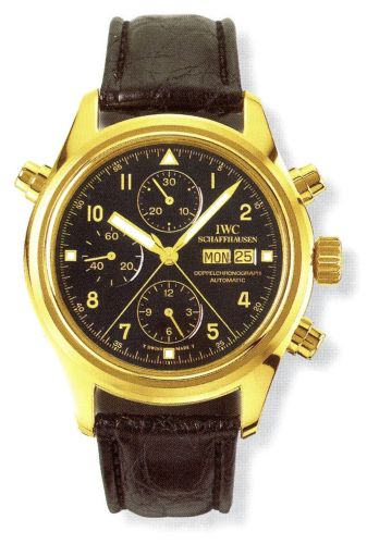 Pilot's Watch Doppelchronograph Yellow Gold 