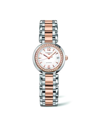 PrimaLuna Automatic 26.5 Two Tone Pink Diamond Arabic