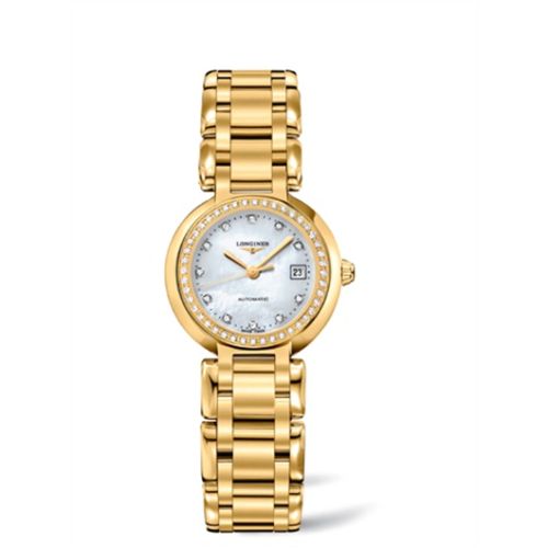 PrimaLuna Automatic 26.5 Yellow Gold Diamond MOP