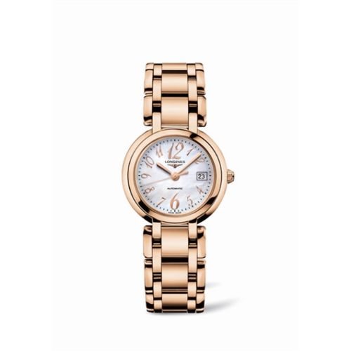  - Longines - PrimaLuna Automatic 30 Pink Gold Funky MOP