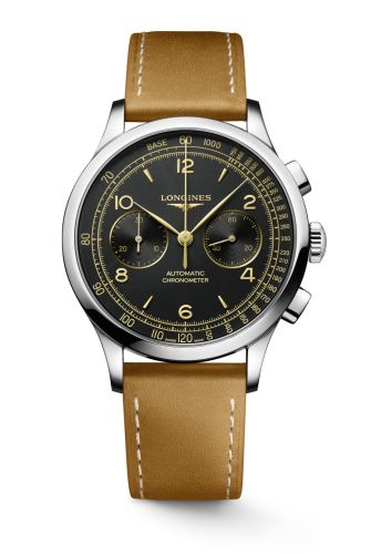 Longines - Record Heritage Chronograph Stainless Steel 