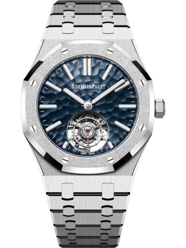 Royal Oak Self-Winding Flying Tourbillon White Gold - Frosted 