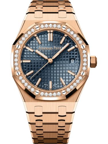 Royal Oak Selfwinding 34 Pink Gold - Diamond 