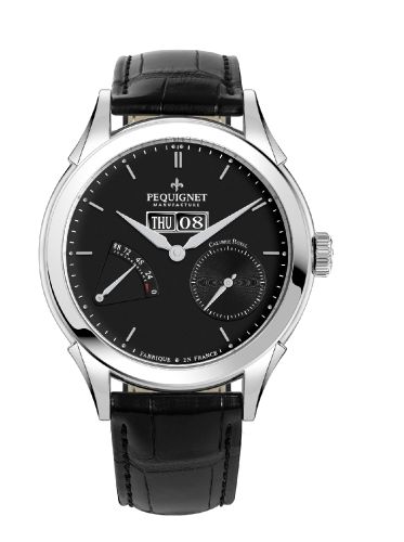 Pequignet - Rue Royale Day Date Stainless Steel 