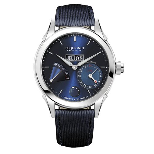 Rue Royale GMT Stainless Blue 