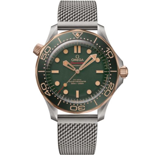 Omega - Seamaster Diver 300M Master Co-Axial 42 Titanium - Bronze Gold 