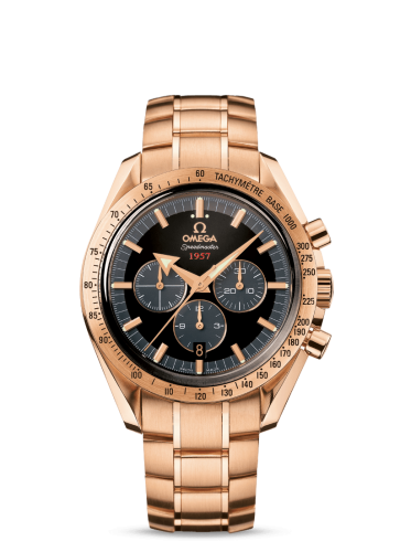 Speedmaster Broad Arrow 1957 Red Gold 